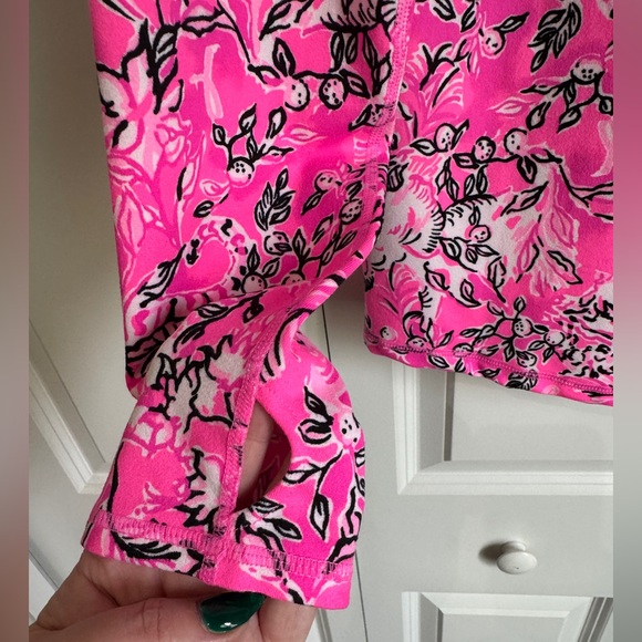 Lilly Pulitzer Serena Jacket Plumeria Pink, Size L, UPF 50+. - Picture 6 of 7